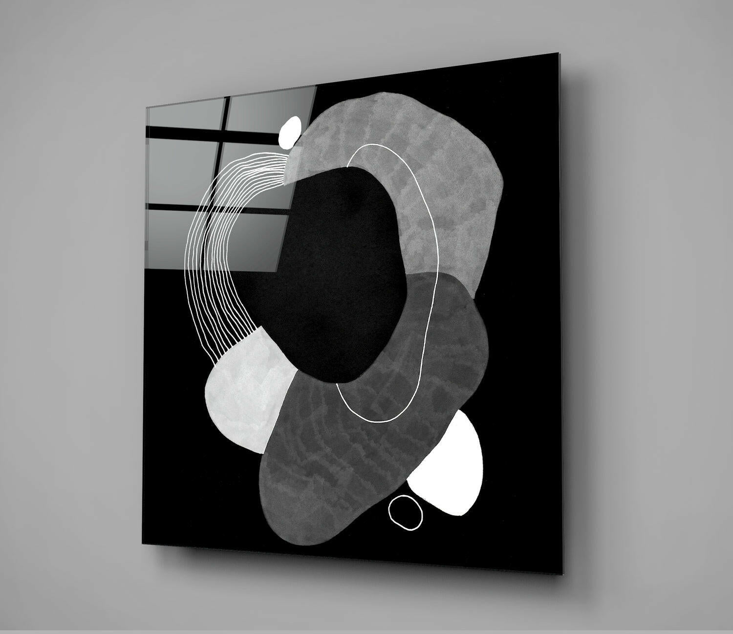 Black Glass Wall Art | Insigne Art Design.