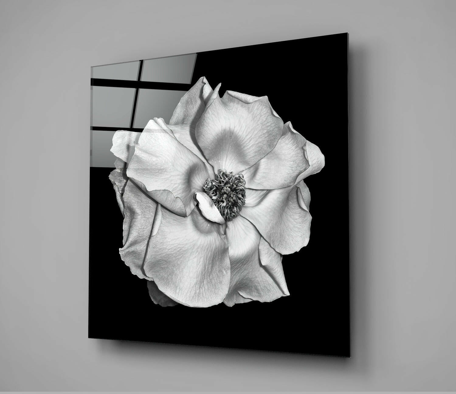 Flower Glass Wall Art | Insigne Art Design.