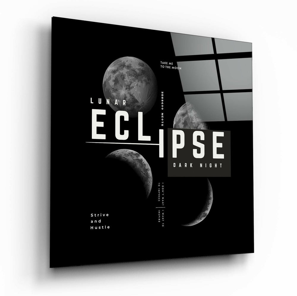 Eclipse Glass Wall Art | Insigne Art Design.