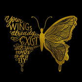 Your Wings Glass Wall Art | Insigne Art Design.