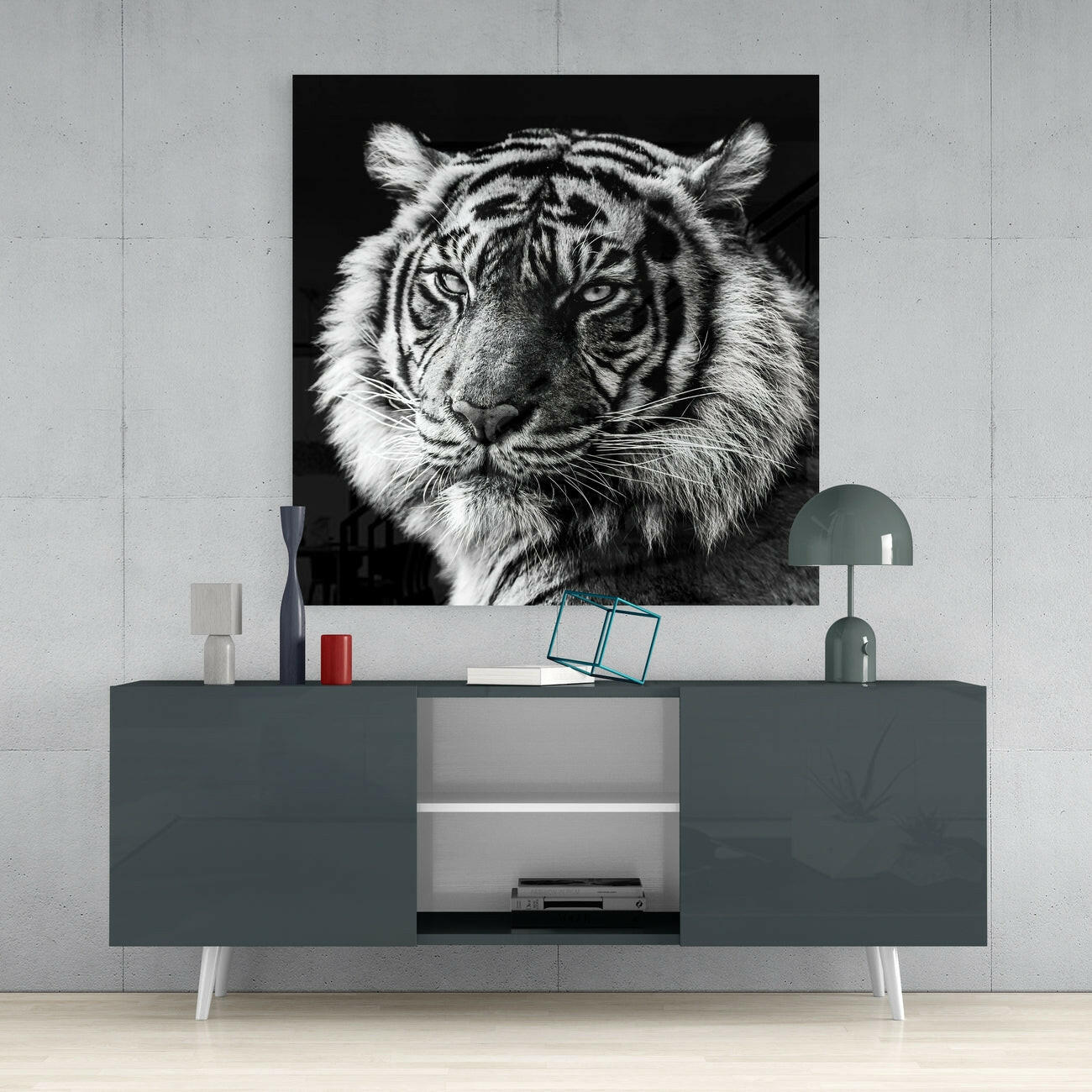 Tiger's Look Glass Wall Art | Insigne Art Design.