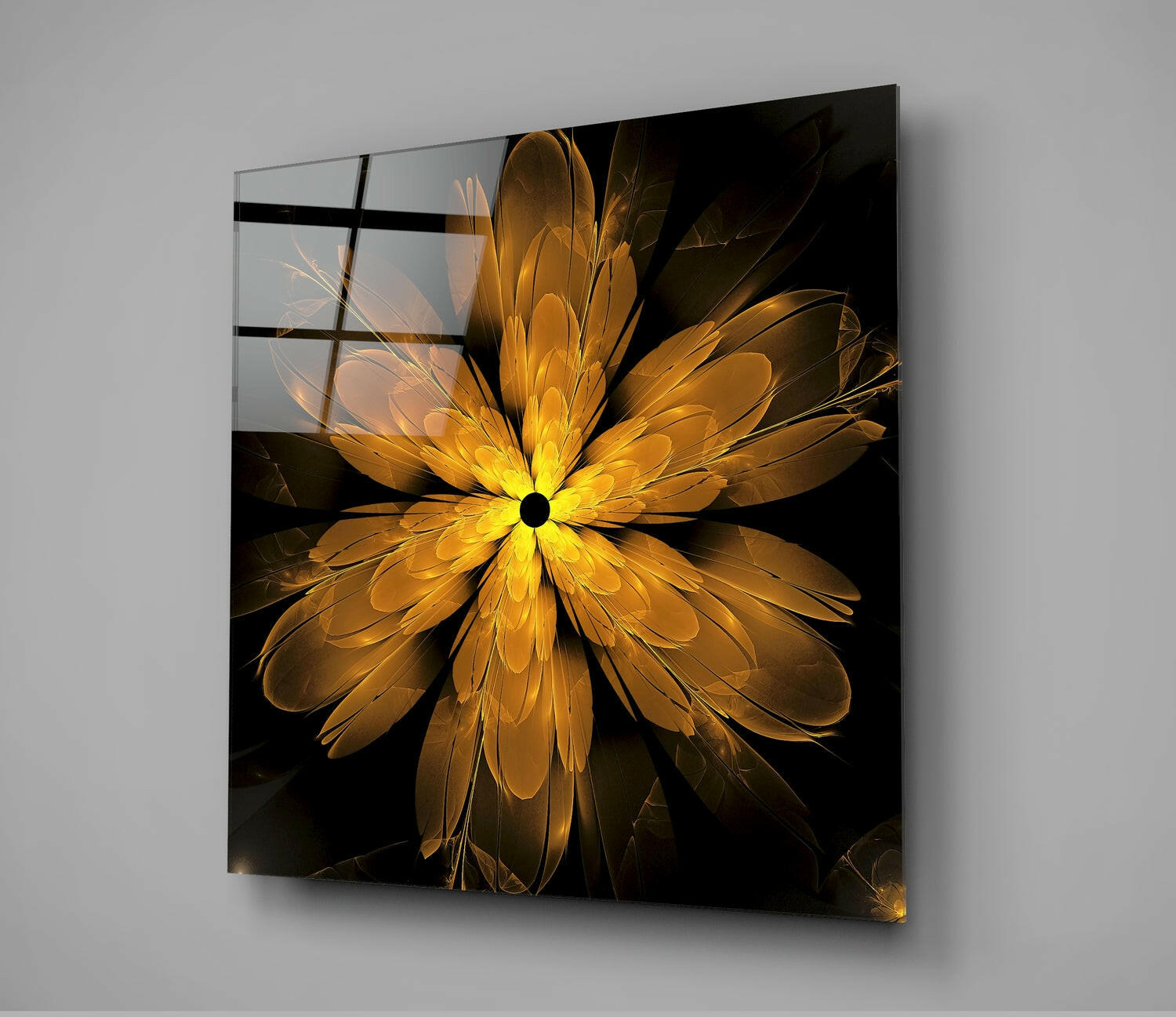Flower Glass Wall Art | Insigne Art Design.