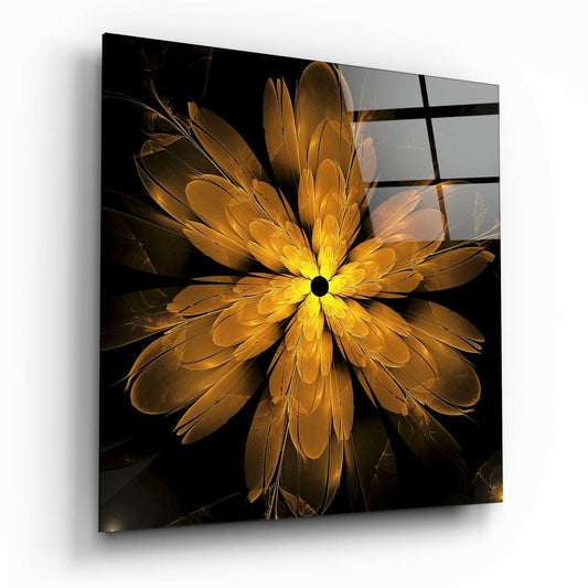 Flower Glass Wall Art | Insigne Art Design.