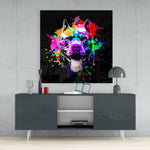 Pitbull Glass Wall Art | Insigne Art Design.