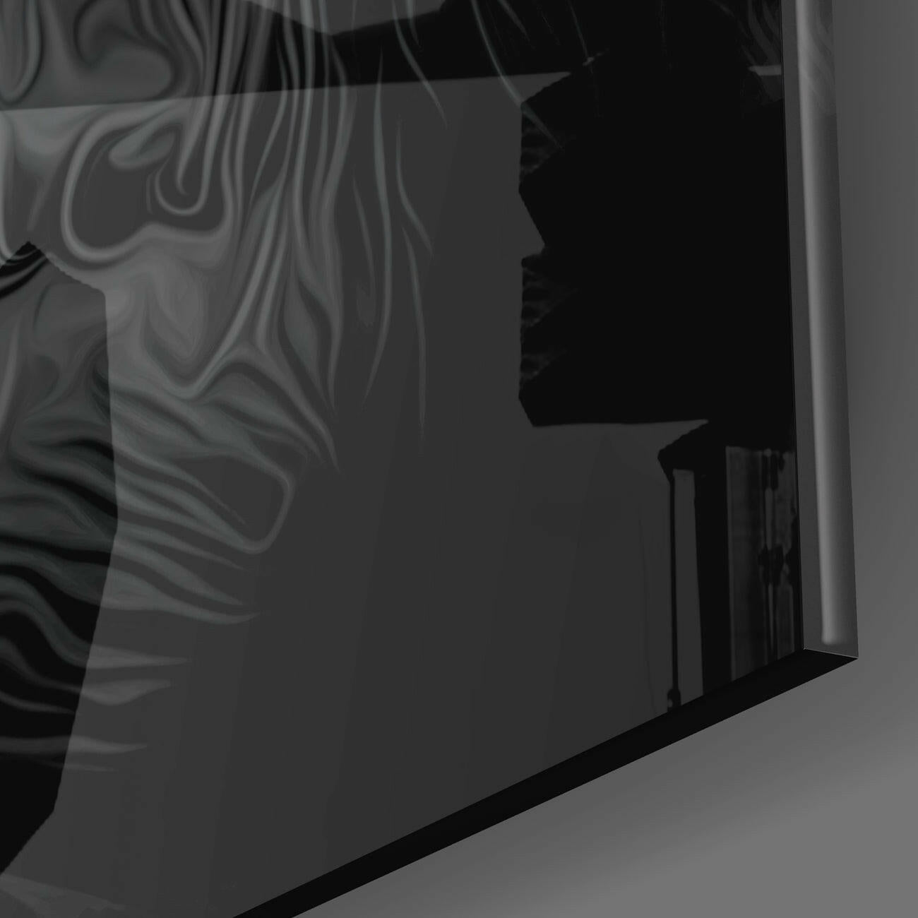 Wise Monkey Glass Wall Art | Insigne Art Design.