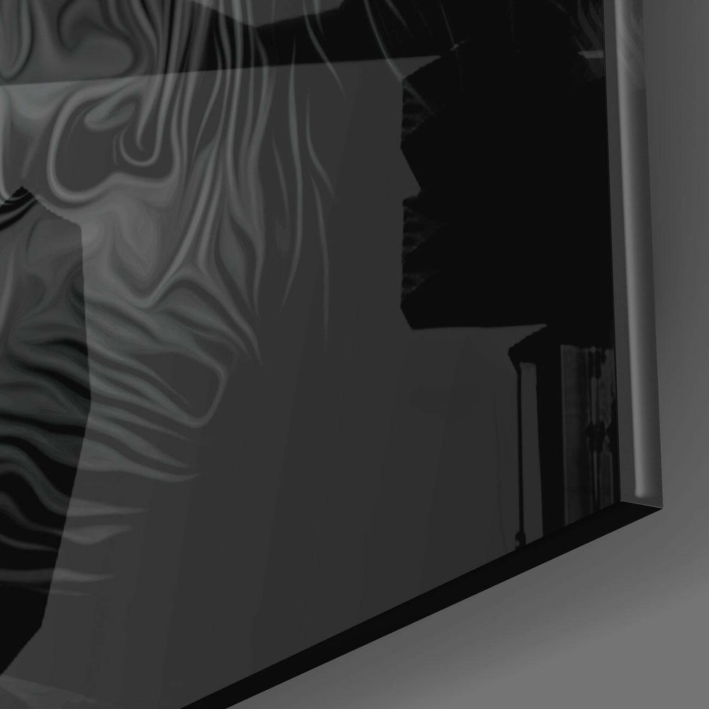 Wise Monkey Glass Wall Art | Insigne Art Design.