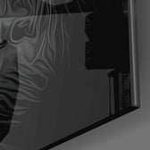 Wise Monkey Glass Wall Art | Insigne Art Design.