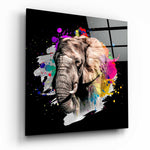 Elephant Glass Wall Art | Insigne Art Design.