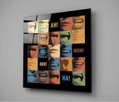 Feelings Glass Wall Art | Insigne Art Design.