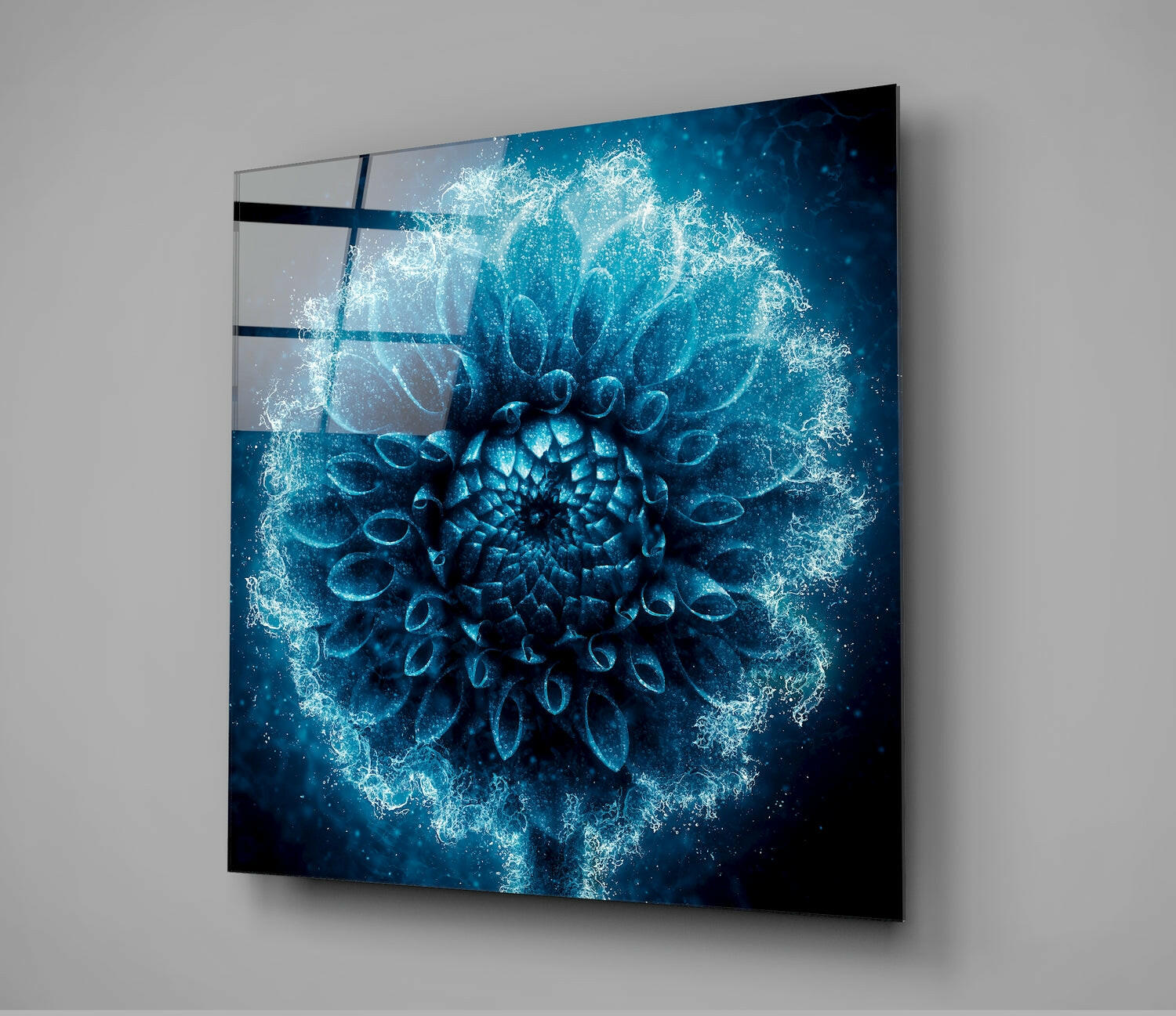 Flower Glass Wall Art | Insigne Art Design.
