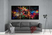 Colors in My Eyes Mega Glass Wall Art.