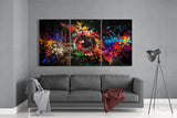 Colors in My Eyes Mega Glass Wall Art | Insigne Art Design