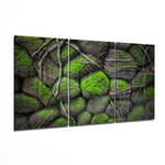 Mossy Stones Mega Glass Wall Art.