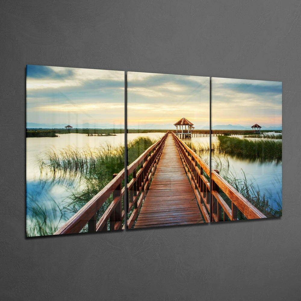 Pier Mega Glass Wall Art.