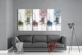 Pastel Colors Mega Glass Wall Art | Insigne Art Design