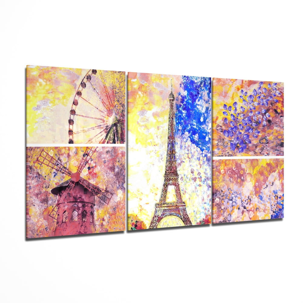 Paris Mega Glass Wall Art | Insigne Art Design