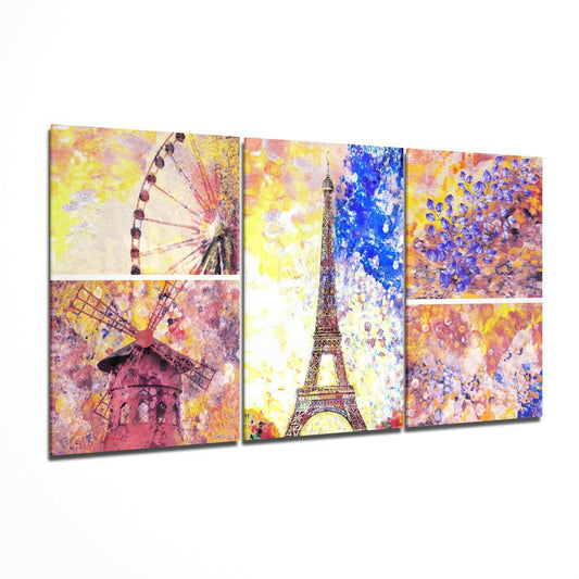 Paris Mega Glass Wall Art.