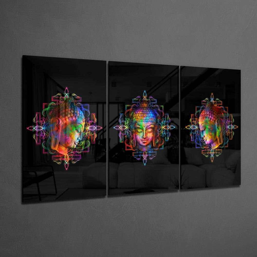 Buddha Mega Glass Wall Art.