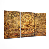 Buddha Mega Glass Wall Art | Insigne Art Design