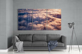 Mega Glass Wall Art Above The Clouds.