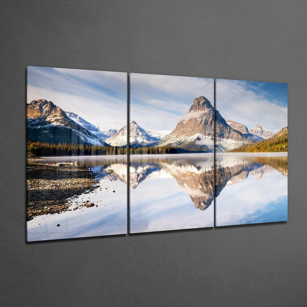Mountains Mega Glass Wall Art.