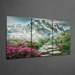 Path Road Mega Glass Wall Art.