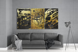 Abstract Doodles Mega Glass Wall Art | Insigne Art Design