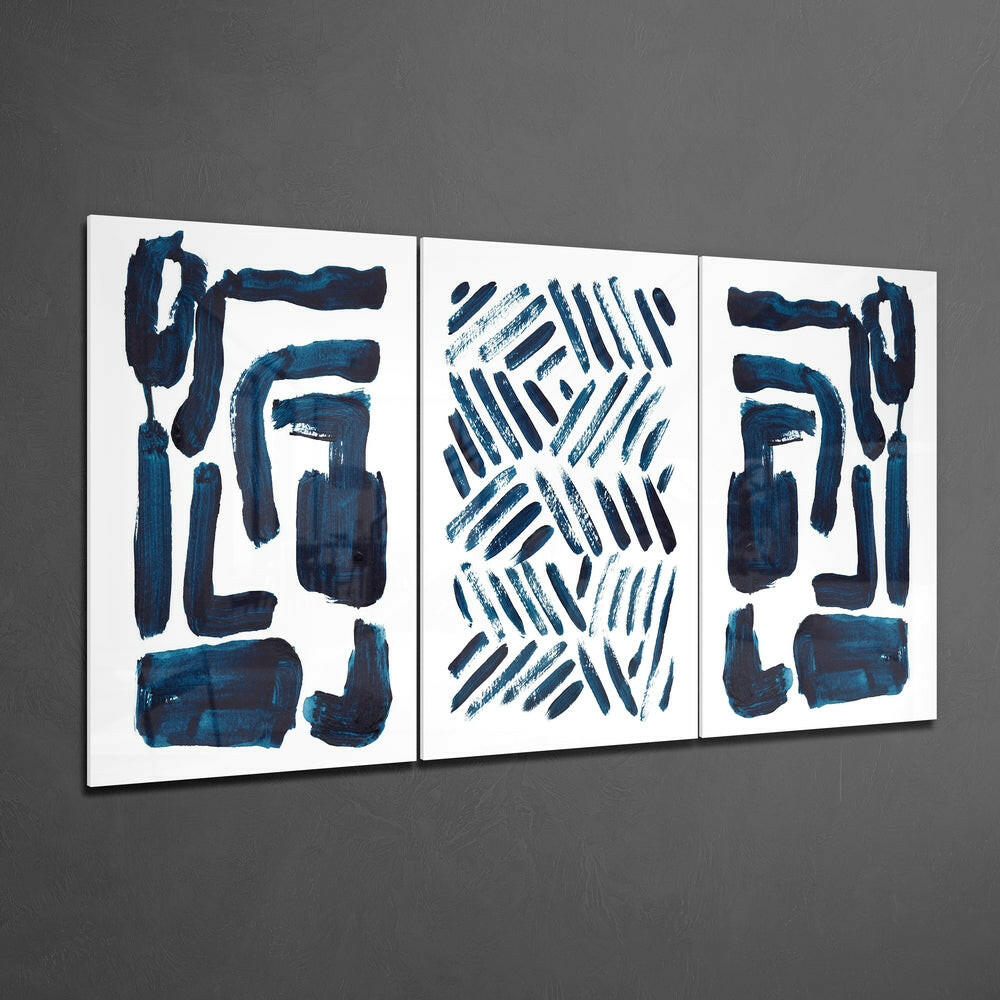 Scandinavian Lines Mega Glass Wall Art.