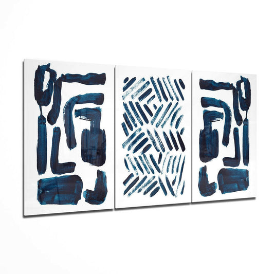 Scandinavian Lines Mega Glass Wall Art.
