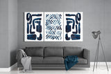 Scandinavian Lines Mega Glass Wall Art | Insigne Art Design