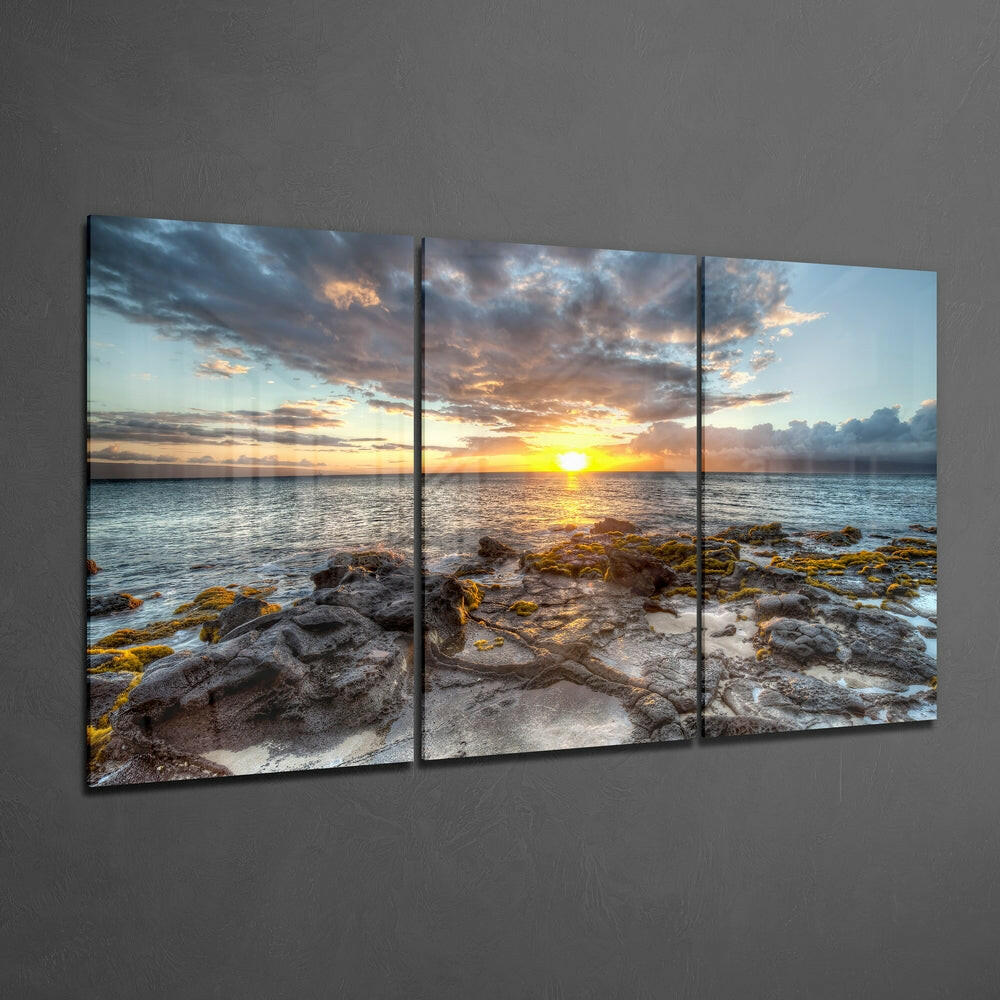 Sunset Mega Glass Wall Art.