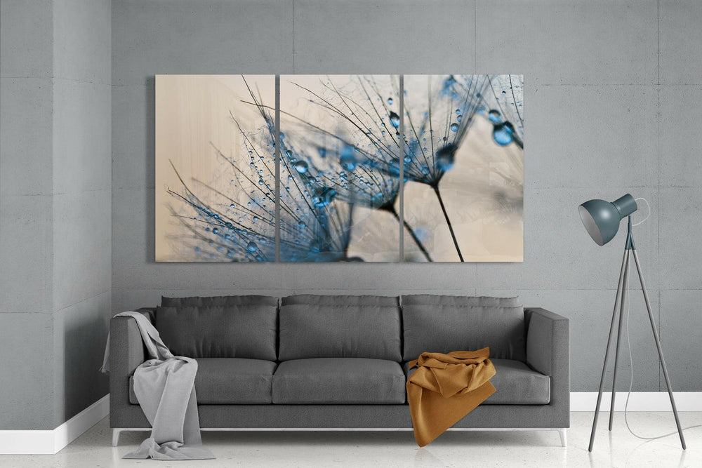 Dandelion Mega Glass Wall Art.