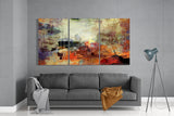 Abstract Colors Mega Glass Wall Art | Insigne Art Design