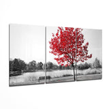 Autumn Tree Mega Glass Wall Art | Insigne Art Design