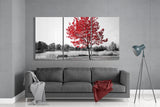 Autumn Tree Mega Glass Wall Art | Insigne Art Design