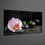 Orchid Mega Glass Wall Art | Insigne Art Design