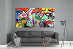 Abstract Cello Mega Glass Wall Art.