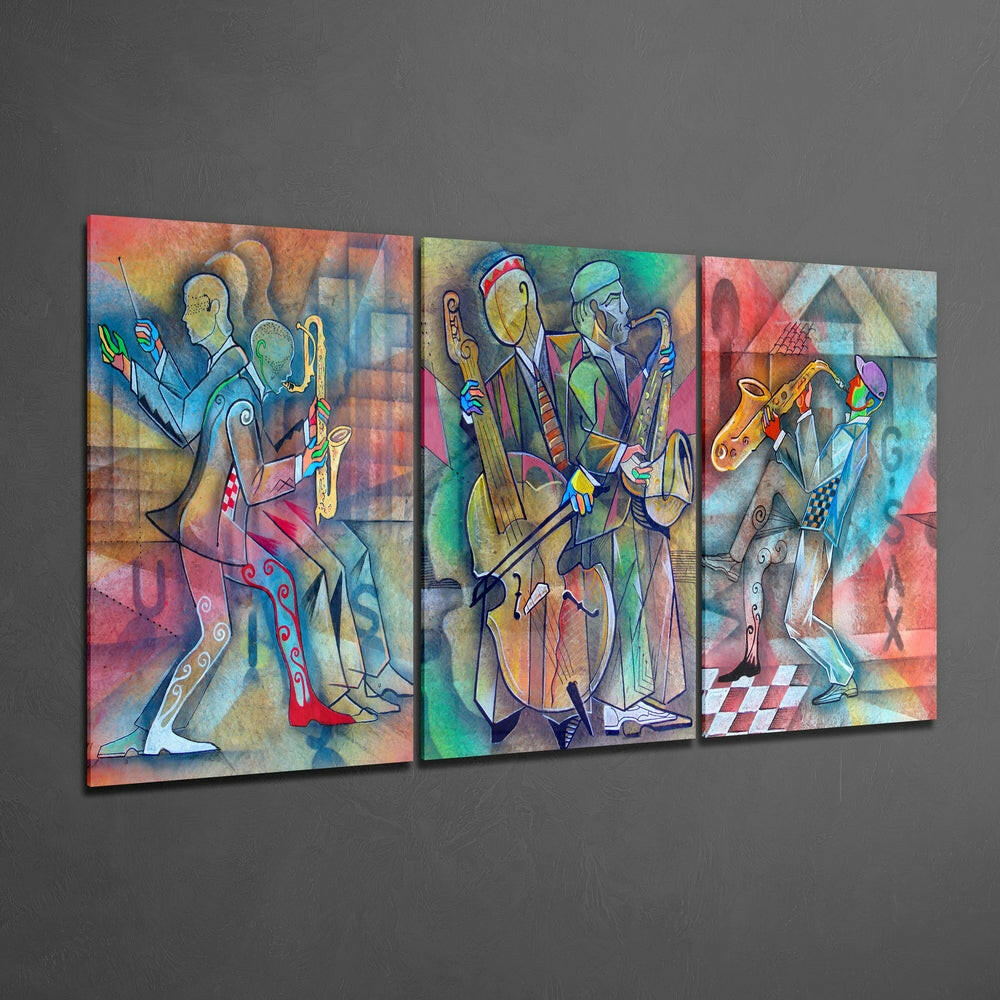 Music Glass Wall Art.