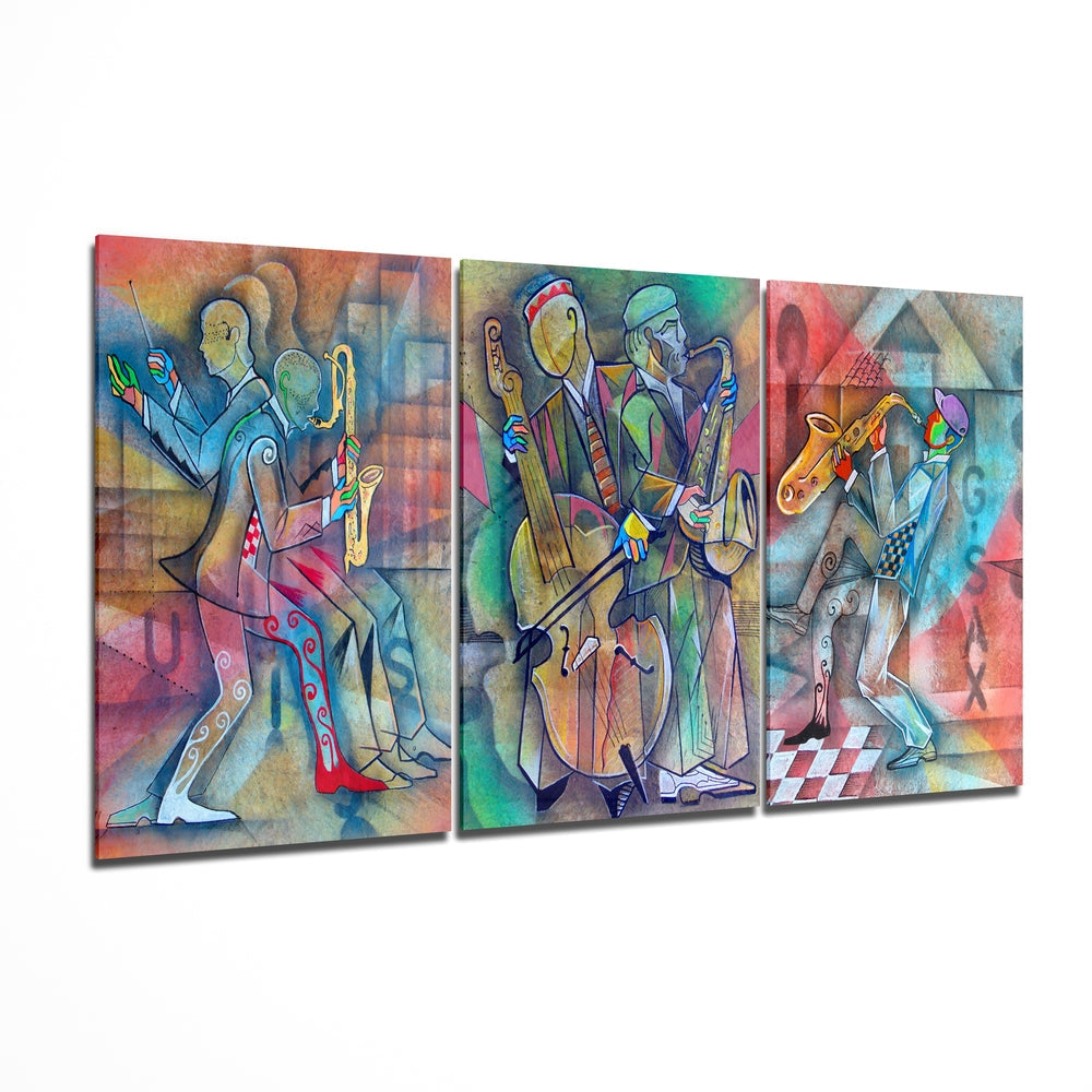Music Glass Wall Art | Insigne Art Design