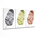 Leaves Mega Glass Wall Art | Insigne Art Design