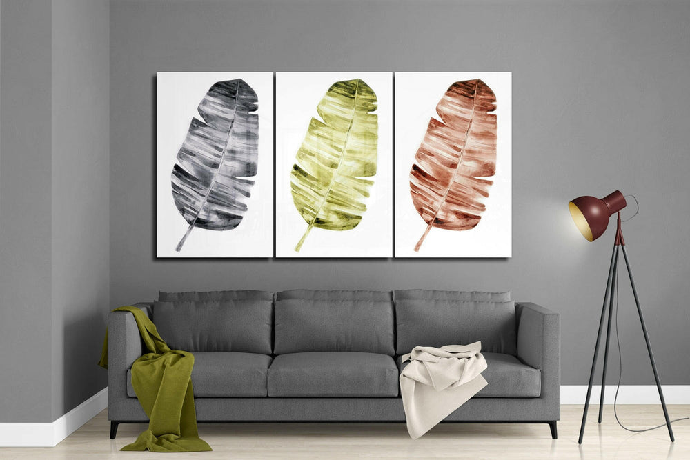 Leaves Mega Glass Wall Art.