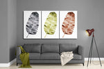 Leaves Mega Glass Wall Art.
