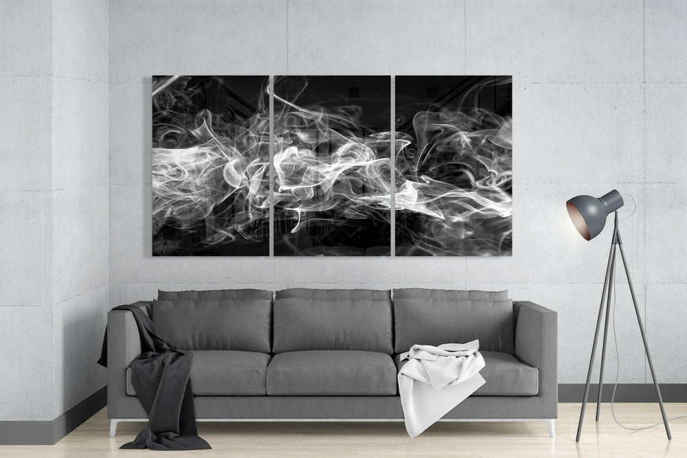 Tulips Mega Glass Wall Art.