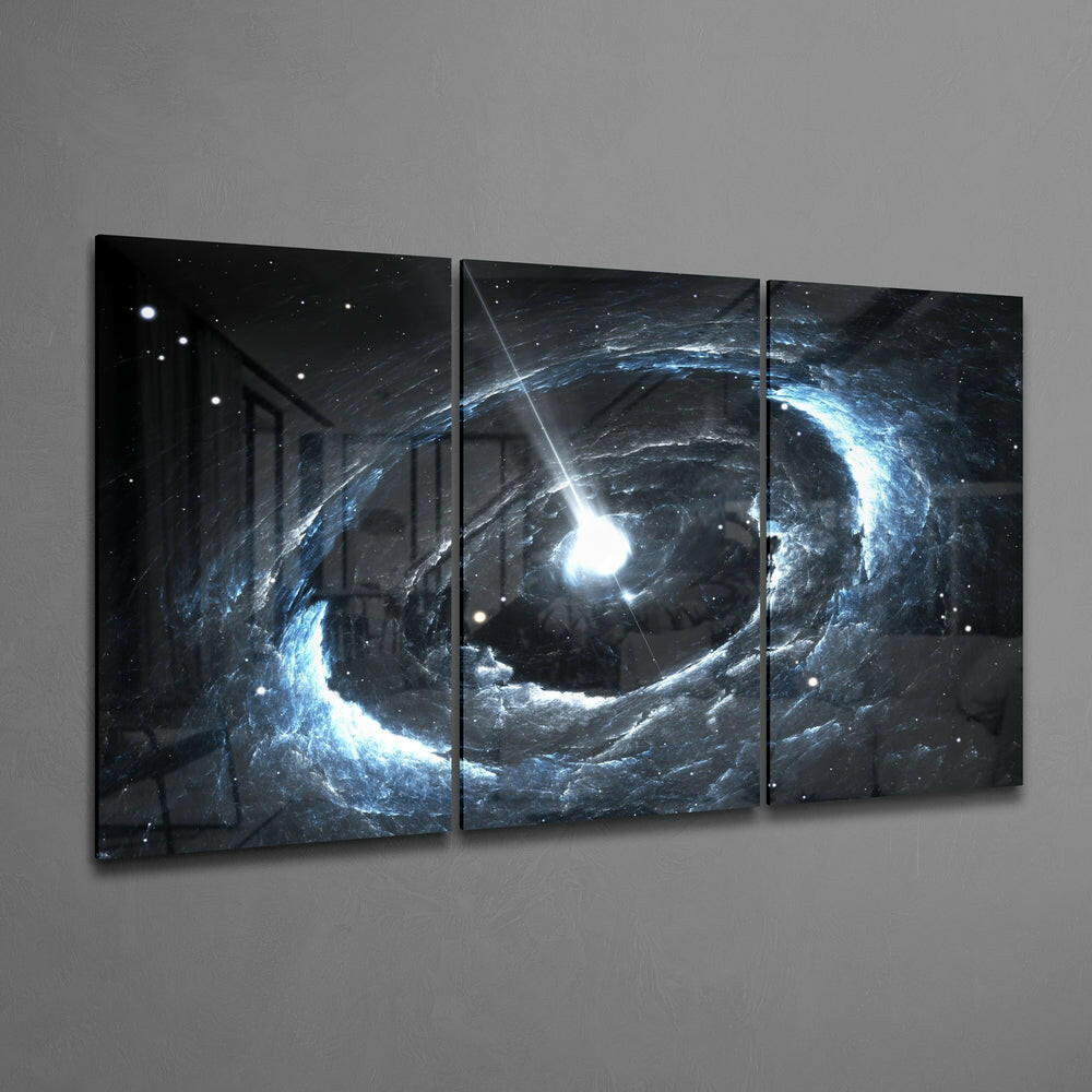 Space Mega Glass Wall Art.