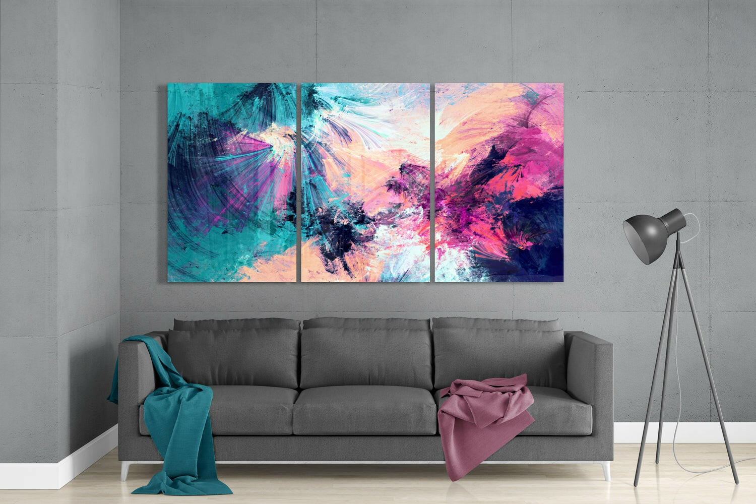 Colors Mega Glass Wall Art.