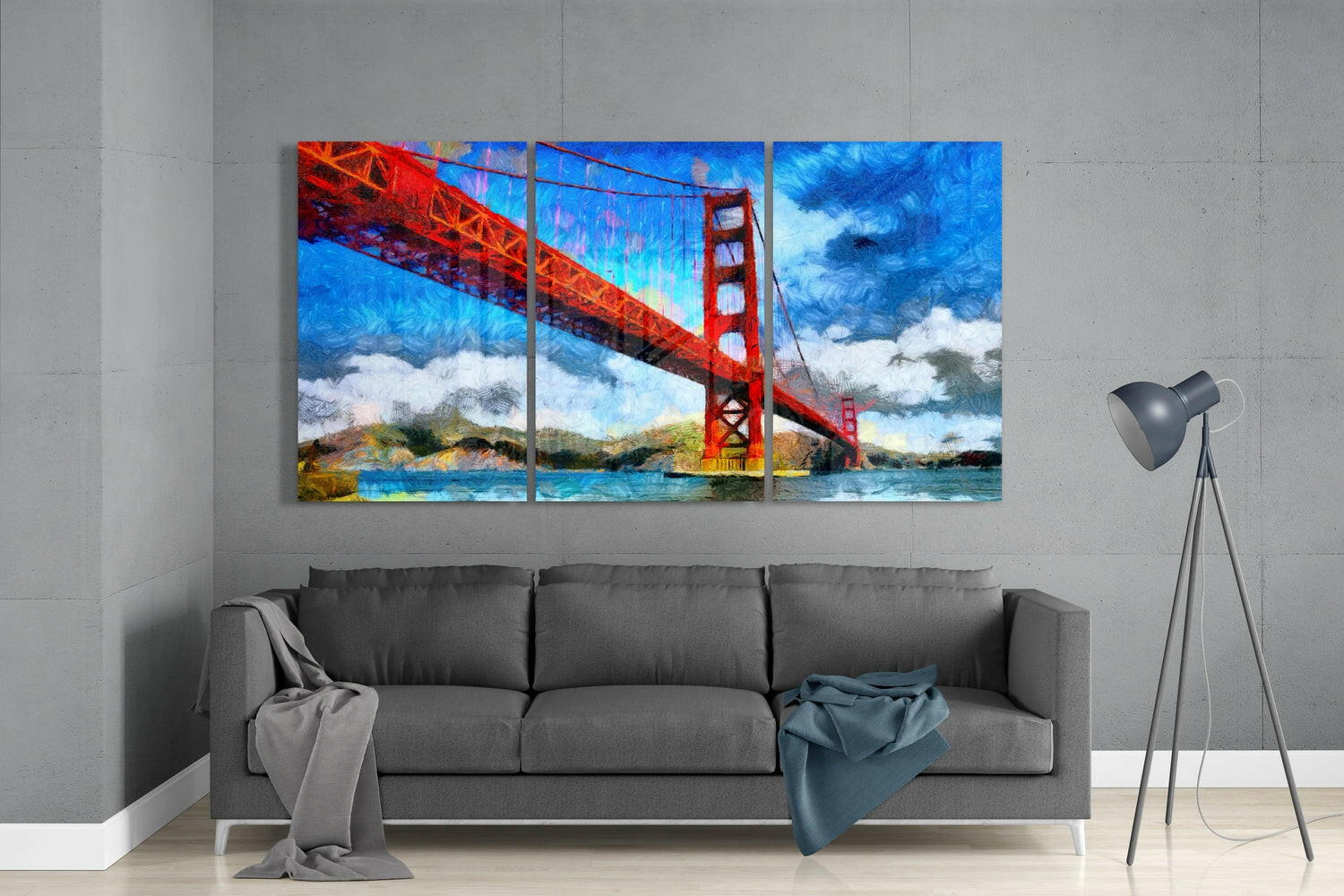 Depth Glass Wall Art.