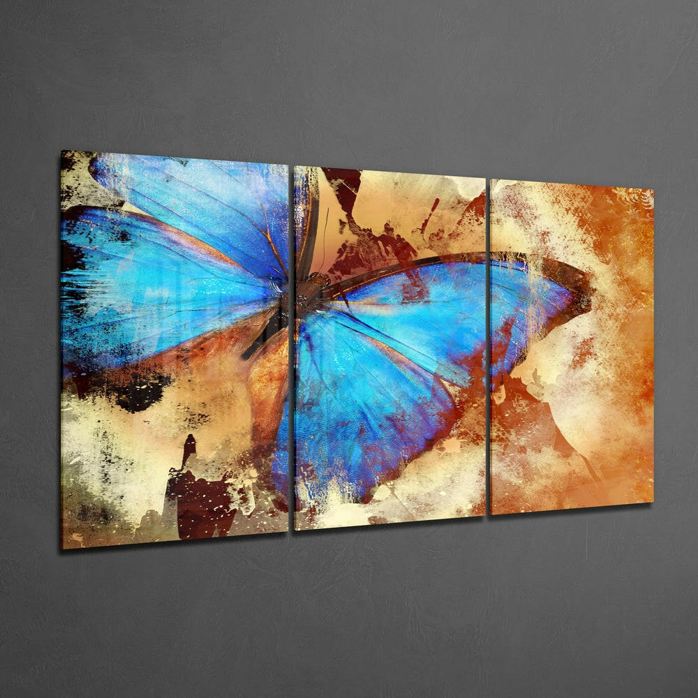 Butterfly Glass Wall Art.