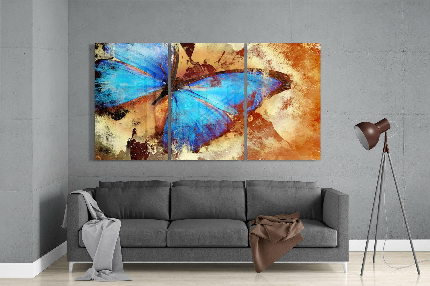 Butterfly Glass Wall Art.