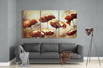 Poppies Glass Wall Art.