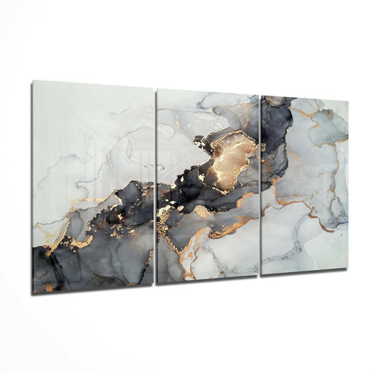 Abstract Glass Wall Art.